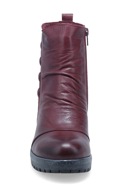 Miz Mooz Dallis Block Heel Bootie In Animal Print