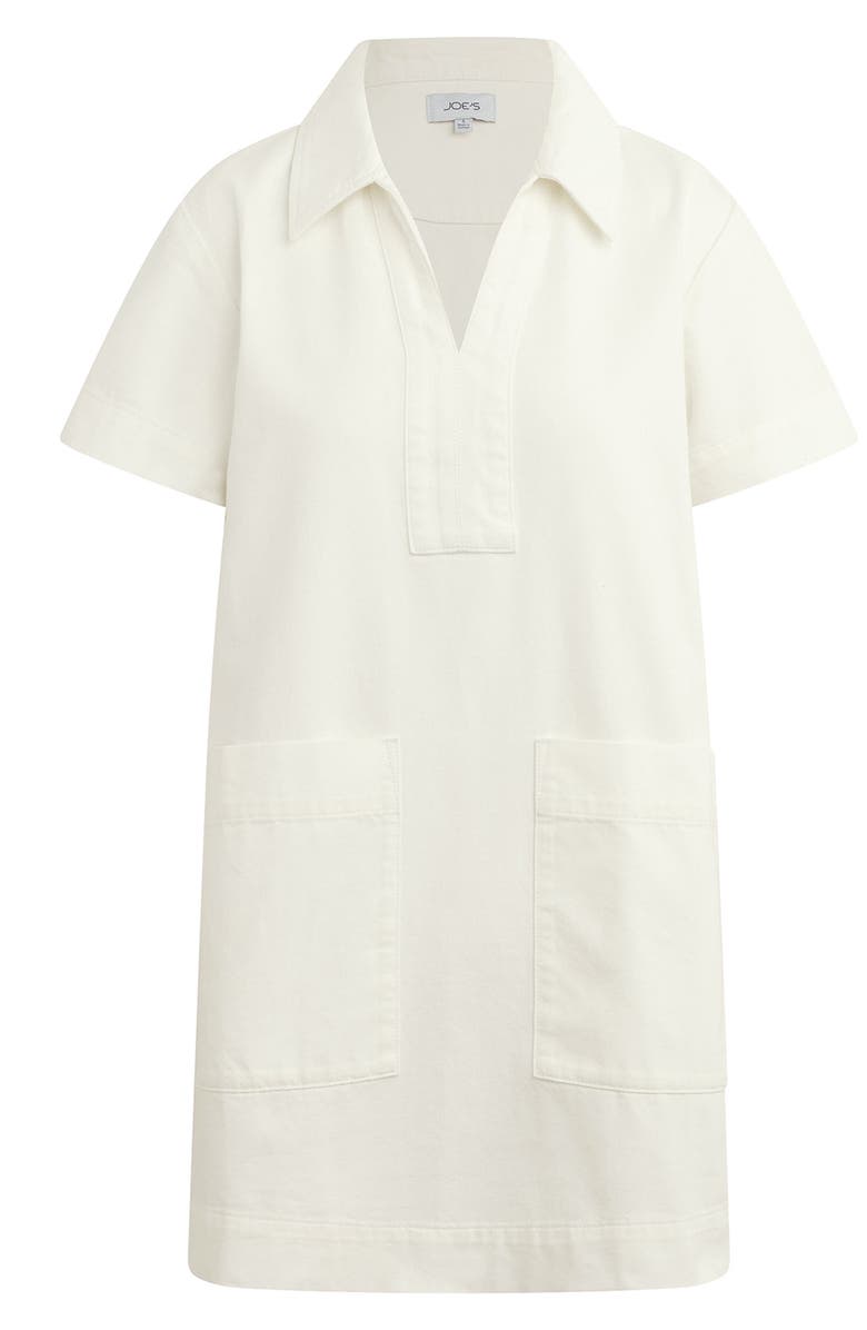 Joe's The Lillian Short Sleeve Denim Dress, Alternate, color, Milk