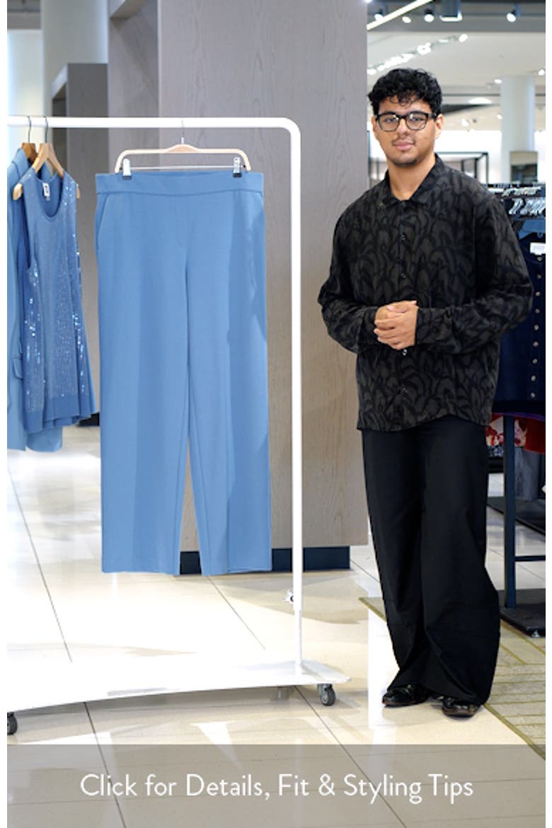 Pull On Straight Leg Trousers video