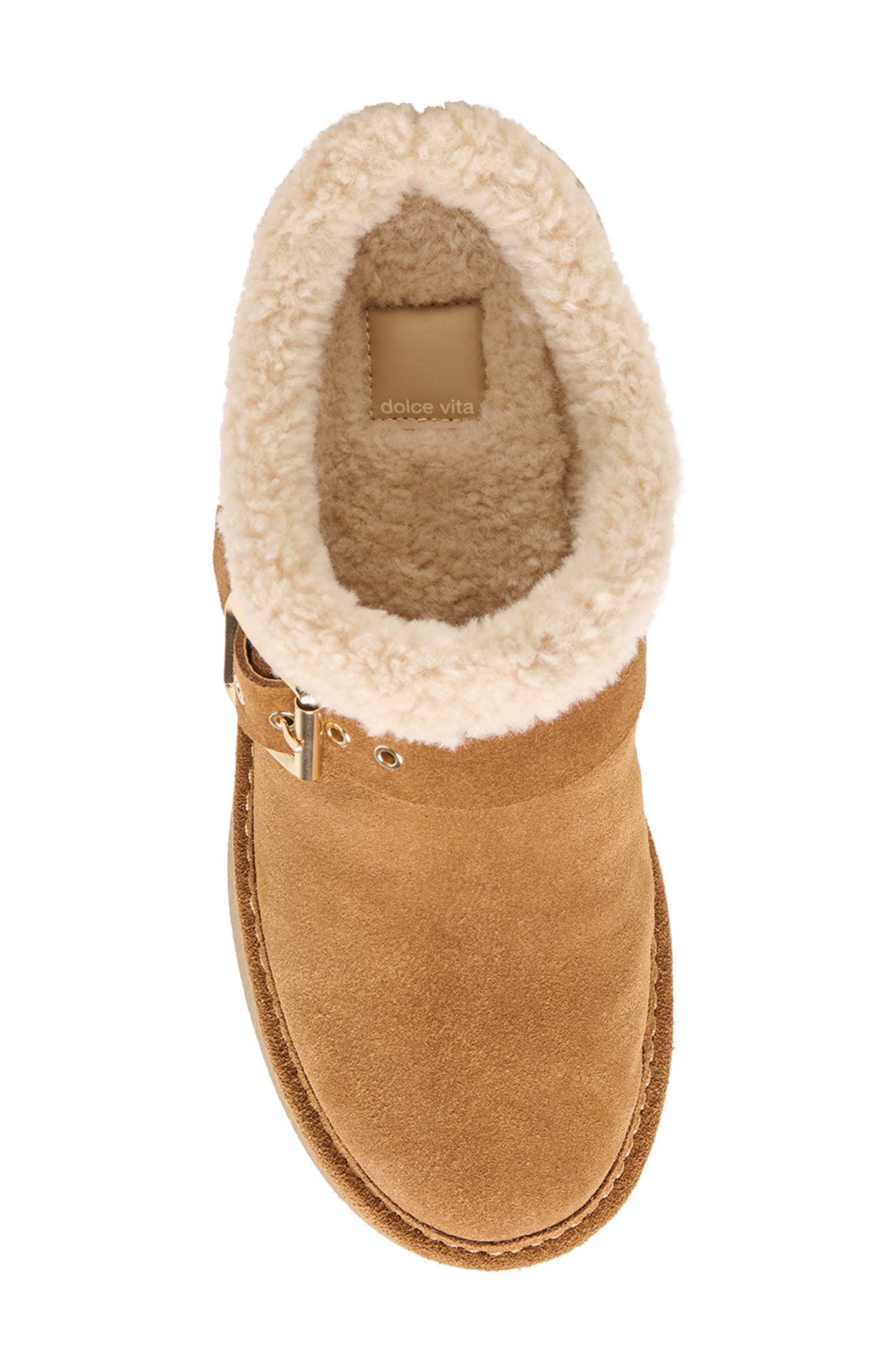 Oslo Plush Platform Mule, Alternate, color, LIGHT BROWN SUEDE