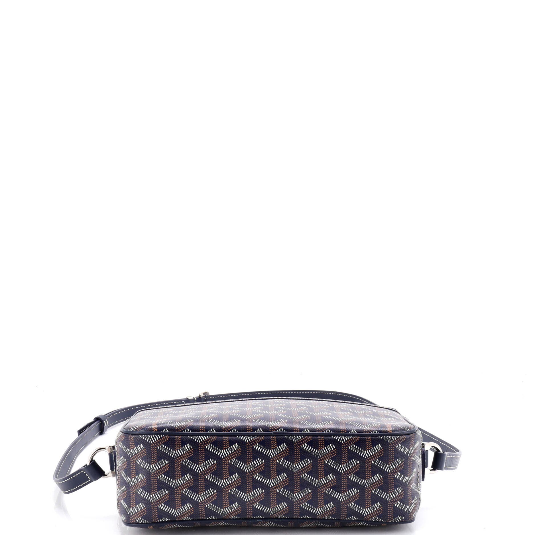 Pre-Owned Goyard Cap Vert Bag Coated Canvas, Alternate, color, Blue