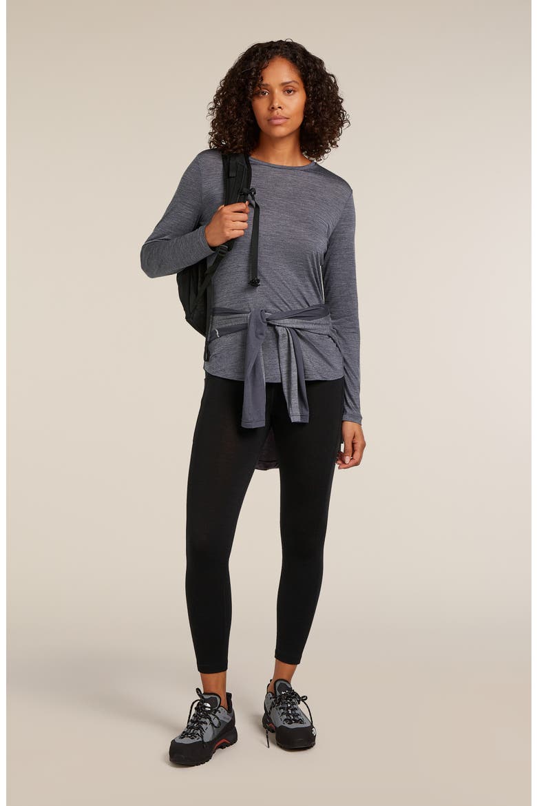 125 Cool-Lite Long Sleeve T-Shirt, Alternate, color, MIDNIGHT NAVY HTHR