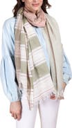 SAACHI Color Block Stripe Scarf