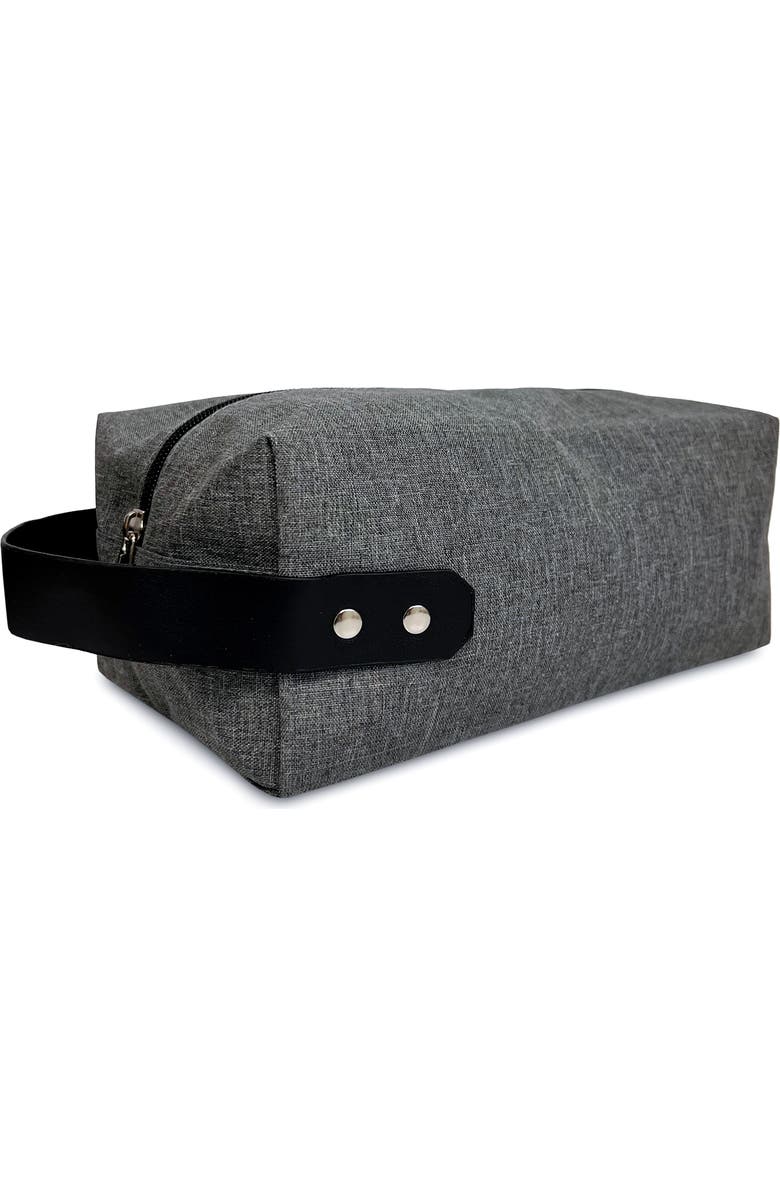 Youzey The Atlas Travel Dopp Kit, Main, color, Grey