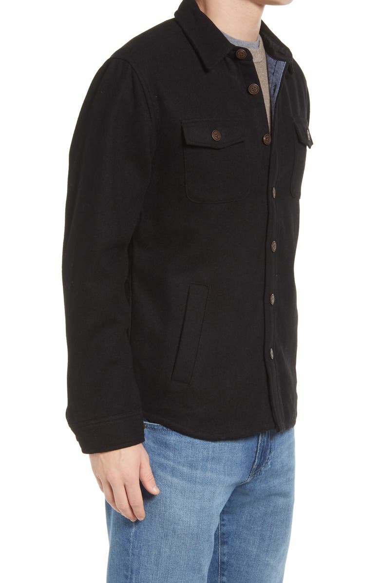 The Normal Brand Brightside Regular Fit Wool Blend Shirt Jacket, Alternate, color,