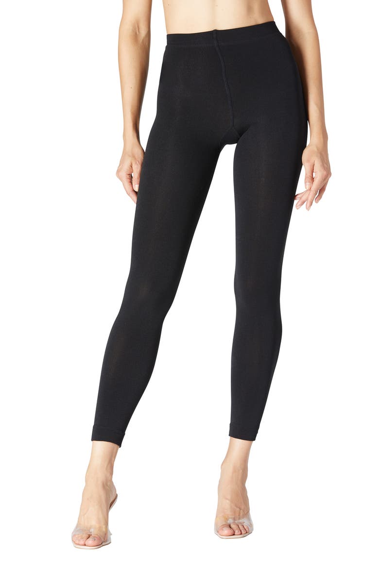 Fleece Lined Thermal Leggings, Alternate, color, BLACK