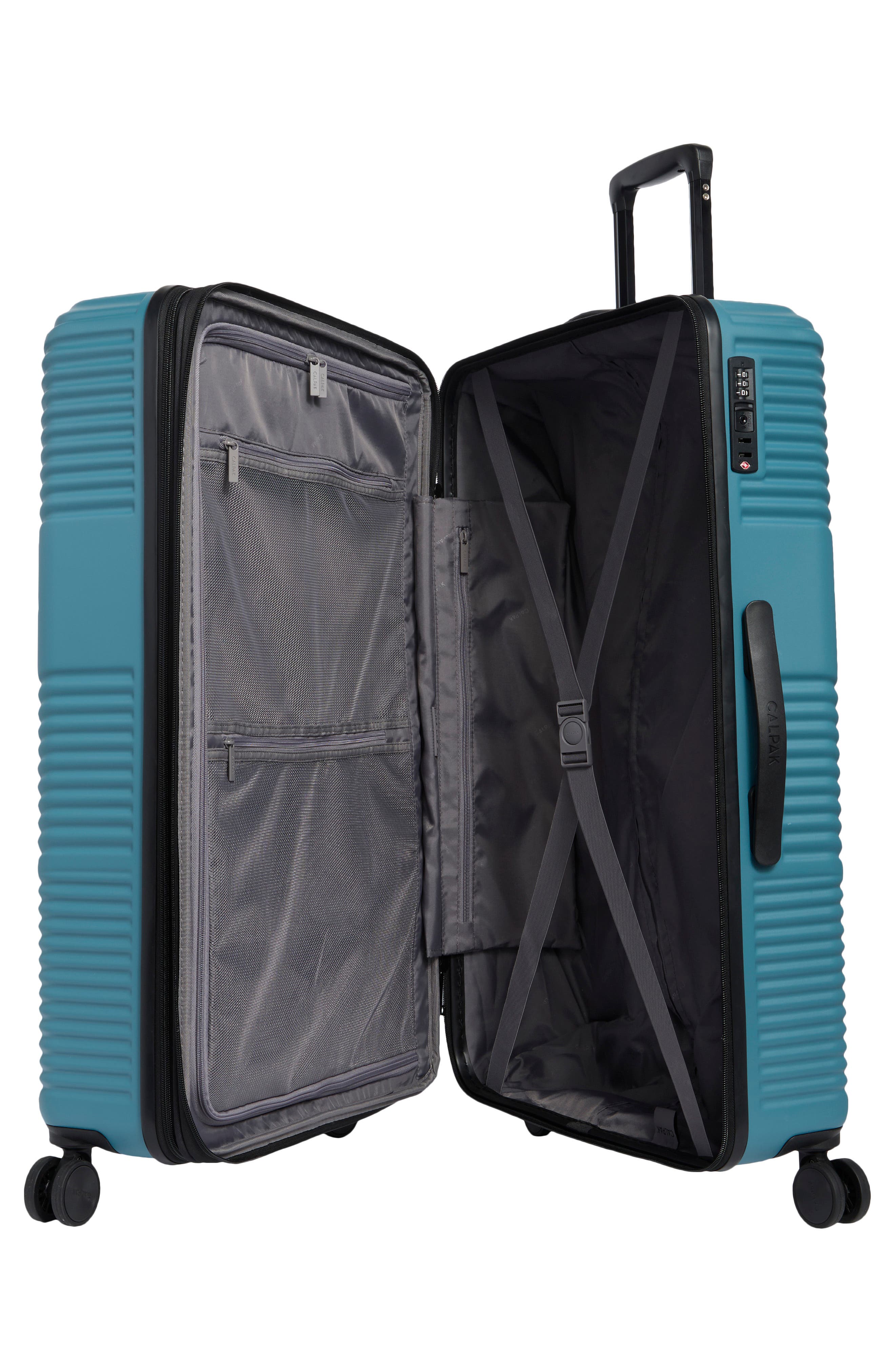 CALPAK Ravia 28-Inch Hardside Spinner Luggage, Alternate, color, Sea Teal