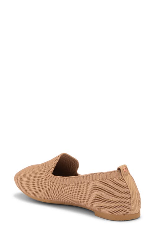 Danskin Dream Knit Flat In Camel