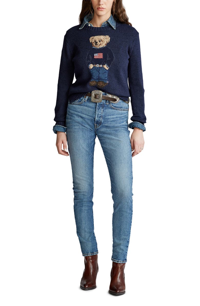 Polo Ralph Lauren Bear Sweater, Alternate, color, 