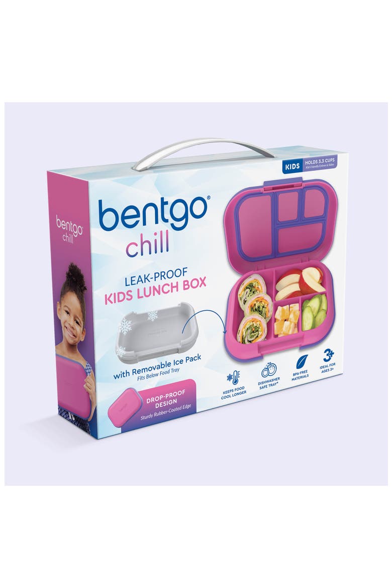 Chill Leak-Proof Lunchbox, Alternate, color, ELECTRIC PINK