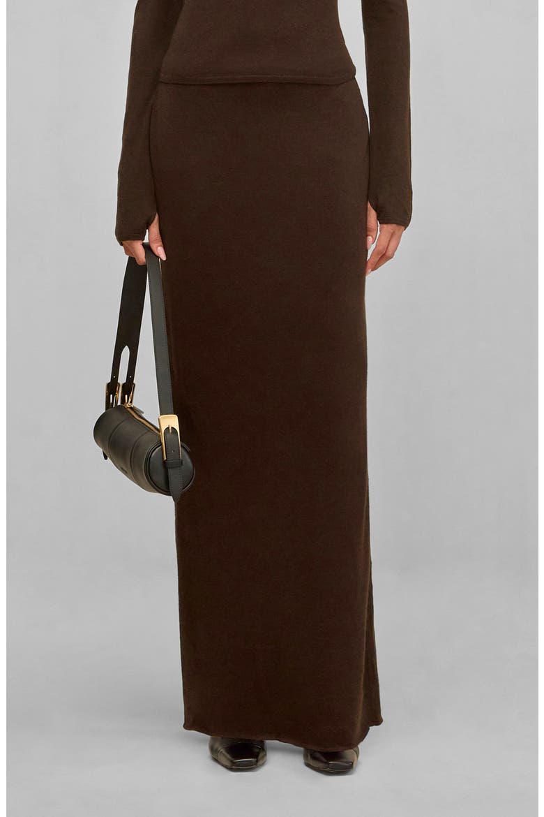 Nadine Maxi Sweater Skirt, Main, color, DARK JAVA