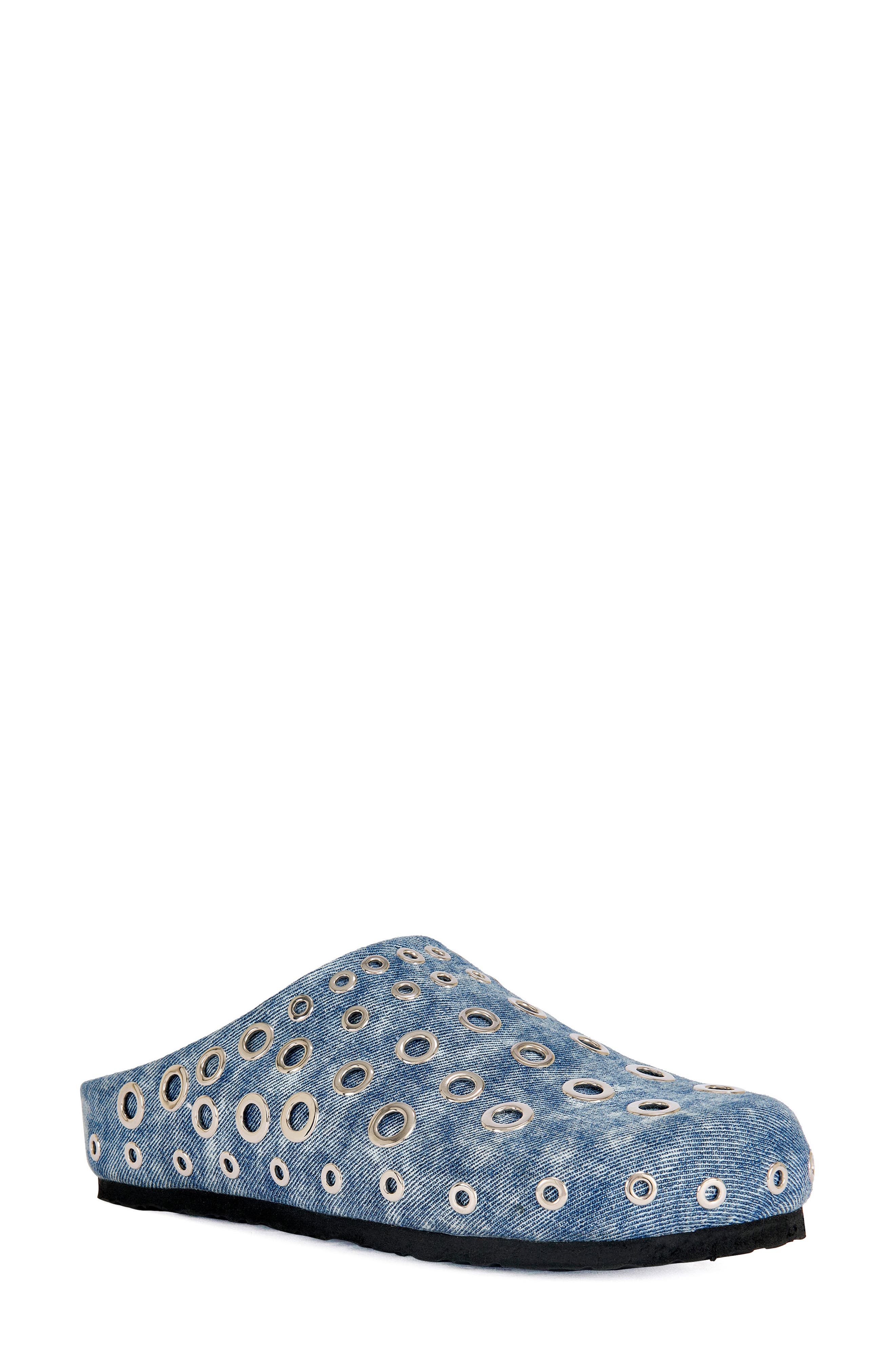 AZALEA WANG Marsha Denim Mule, Main, color, 