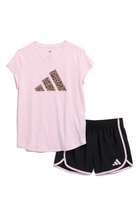 Graphic T-Shirt & Shorts Set (Infant, Toddler & Little Kid)