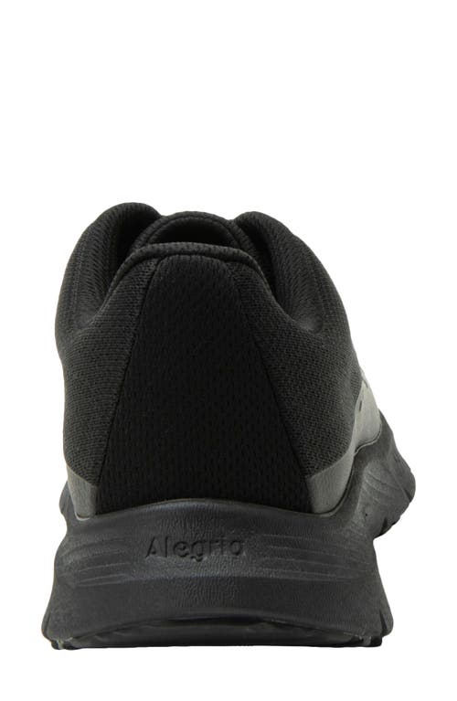 Alegria By Pg Lite Revl Knit Sneaker In Black
