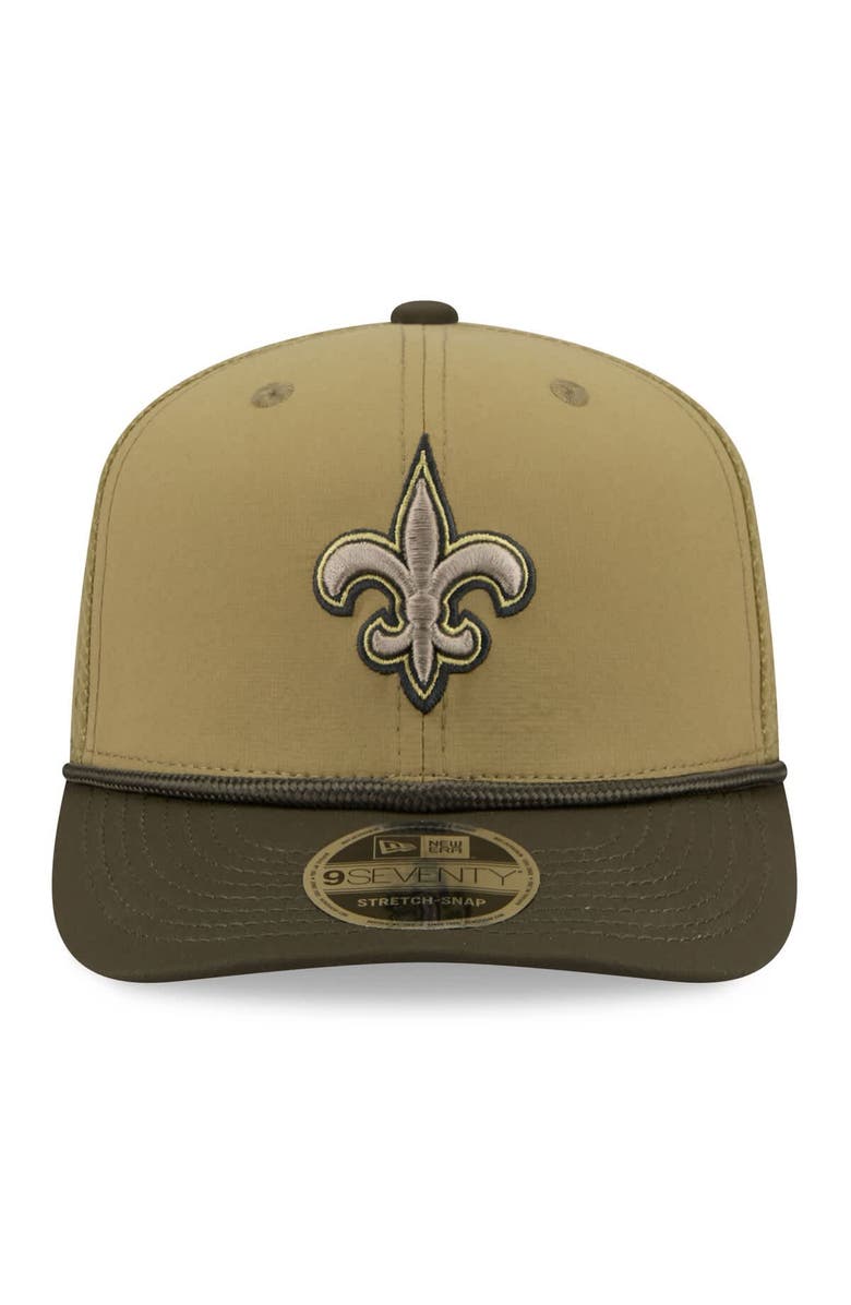 New Era Men's New Era  Green New Orleans Saints 2025 Salute to Service 9SEVENTY Adjustable Hat, Alternate, color, Green