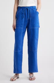 rag & bone Atlas Linen Drawstring Carpenter Pants