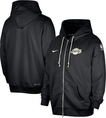 【関税送料込み】Nike NBA LA Lakers Black Full Zip Hoodie Nike Men's Nike Black Los Angeles Lakers Authentic Standard