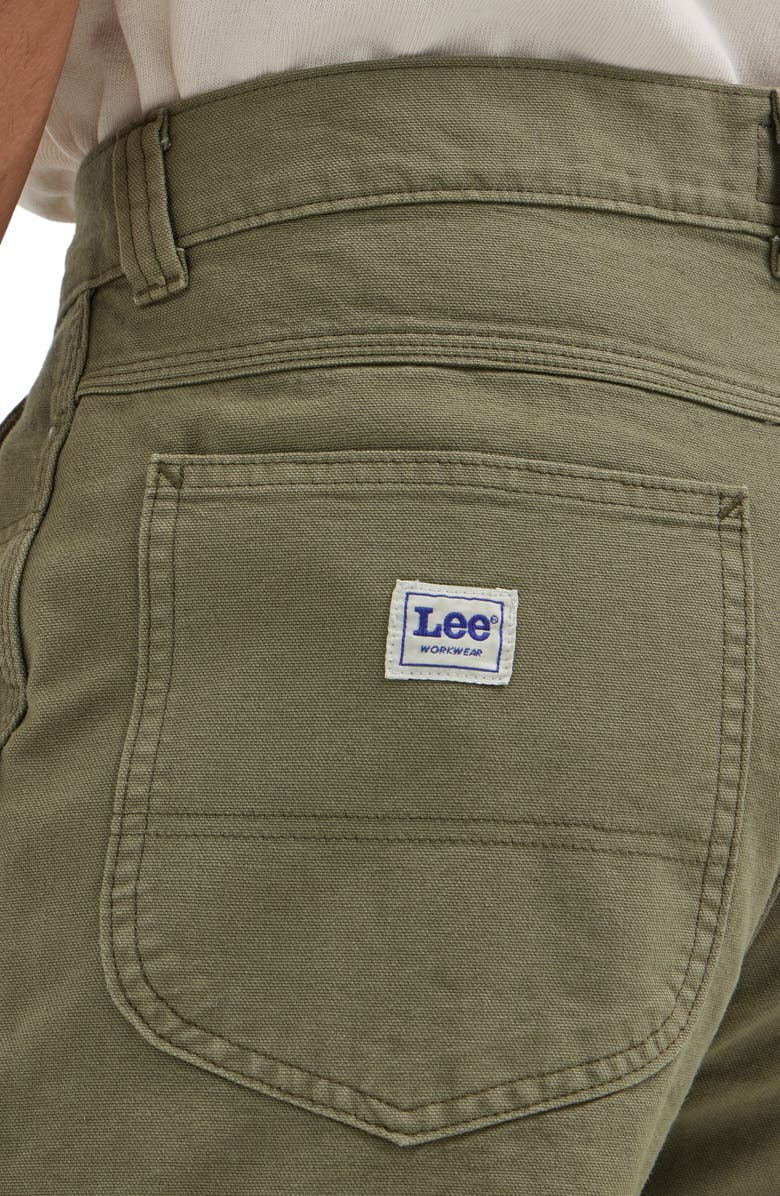Lee Workwear Loose Canvas Cargo Pants, Alternate, color, Mercantile Green