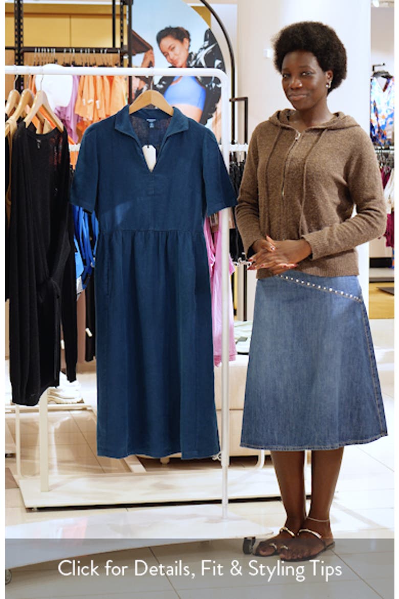 Fen Violet Linen Midi Shirtdress video