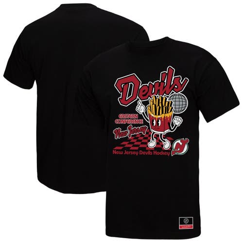 Mitchell & Ness Black New Jersey Devils Local Food T-shirt In Black