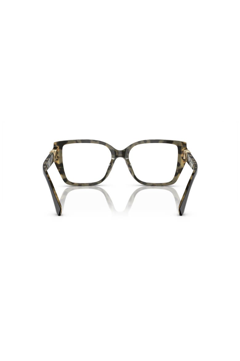 52mm Square optical glasses, Alternate, color, Black