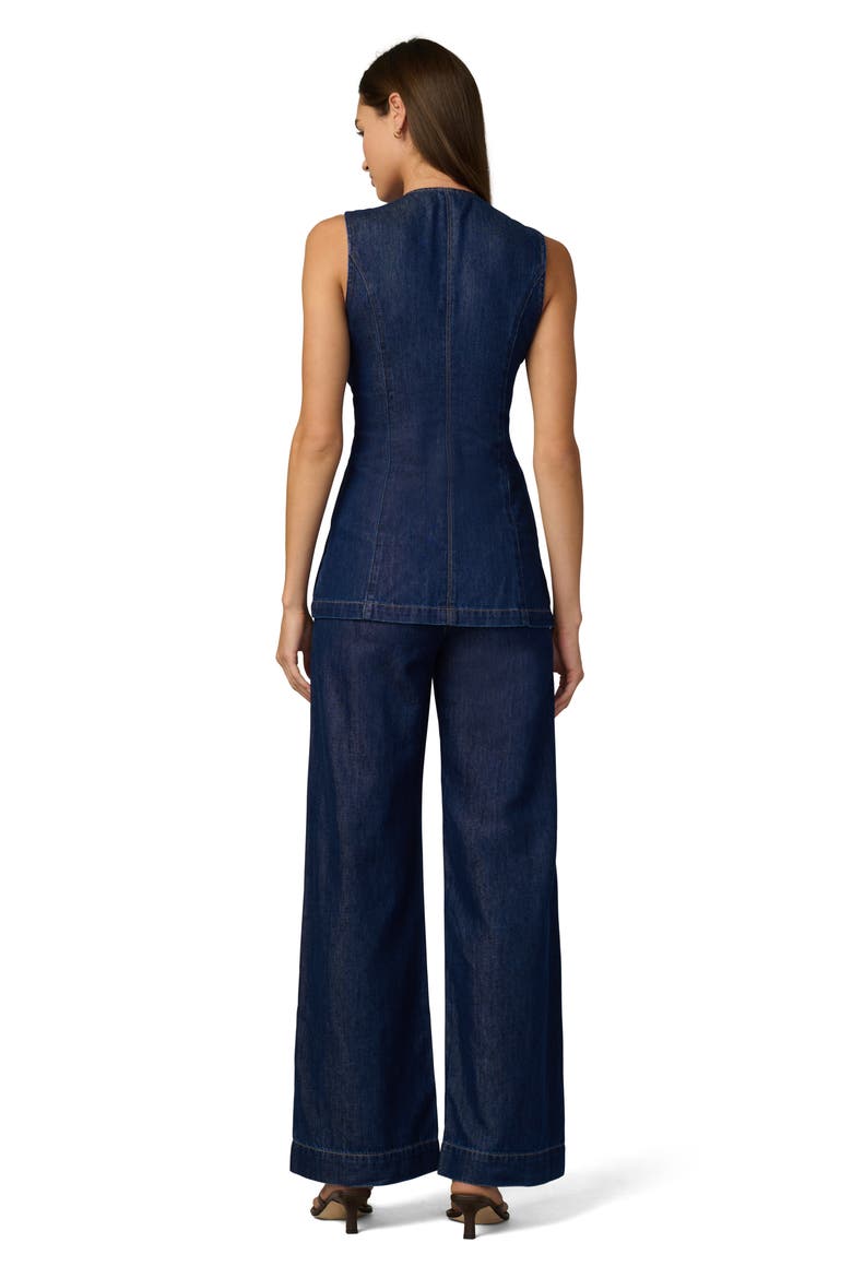 The Clean High Waist Wide Leg Trouser Jeans, Alternate, color, HONOR