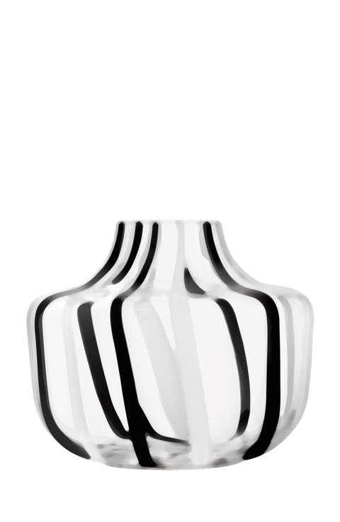 Stripe 7.75-Inch Vase