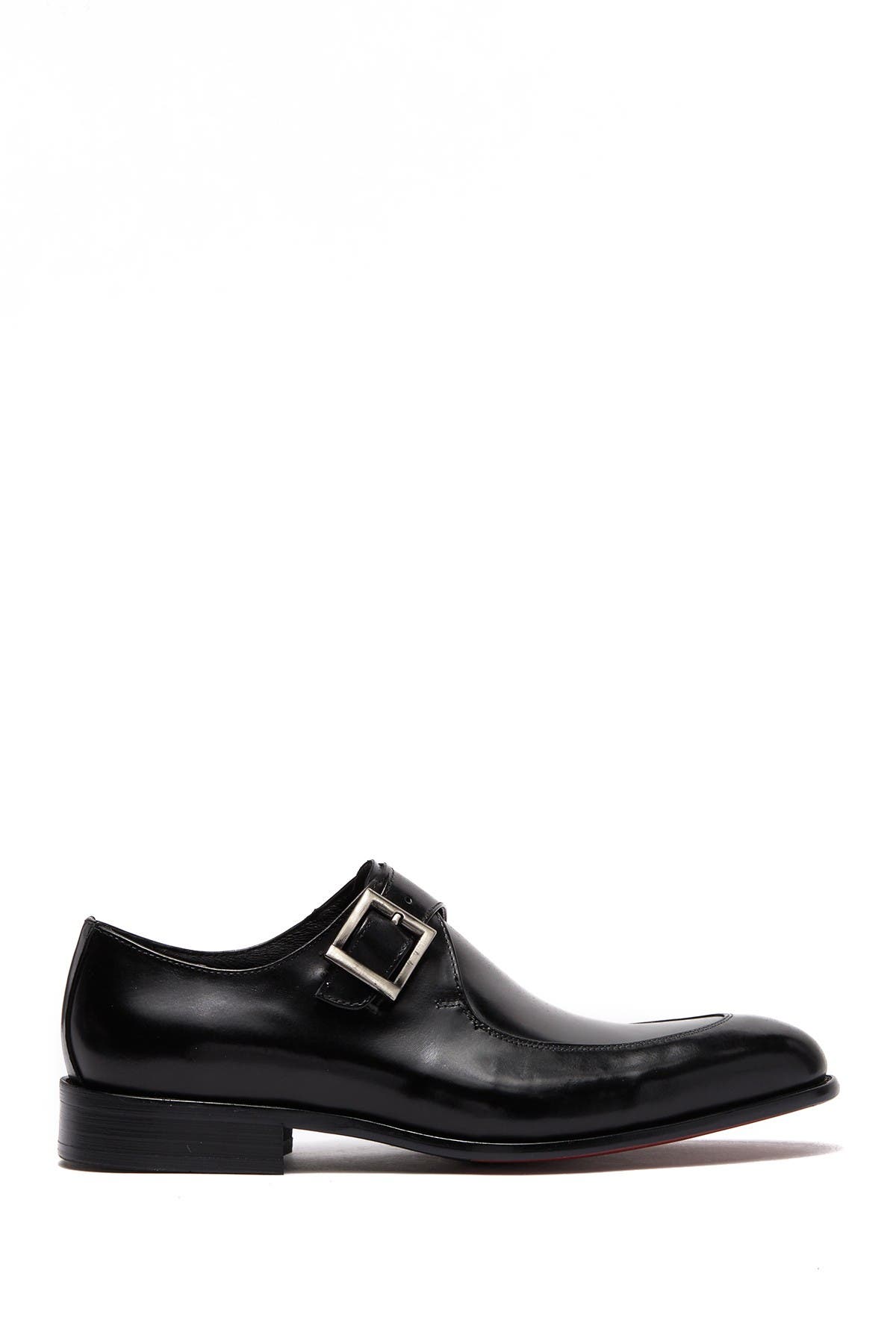 Maison Forte Eli Buckle Strap Leather Loafer, Alternate, color, 