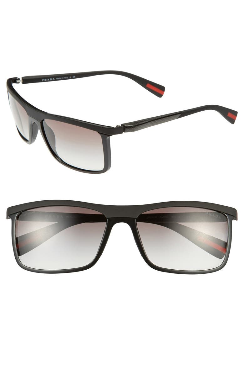 Prada 58mm Sunglasses, Main, color, 