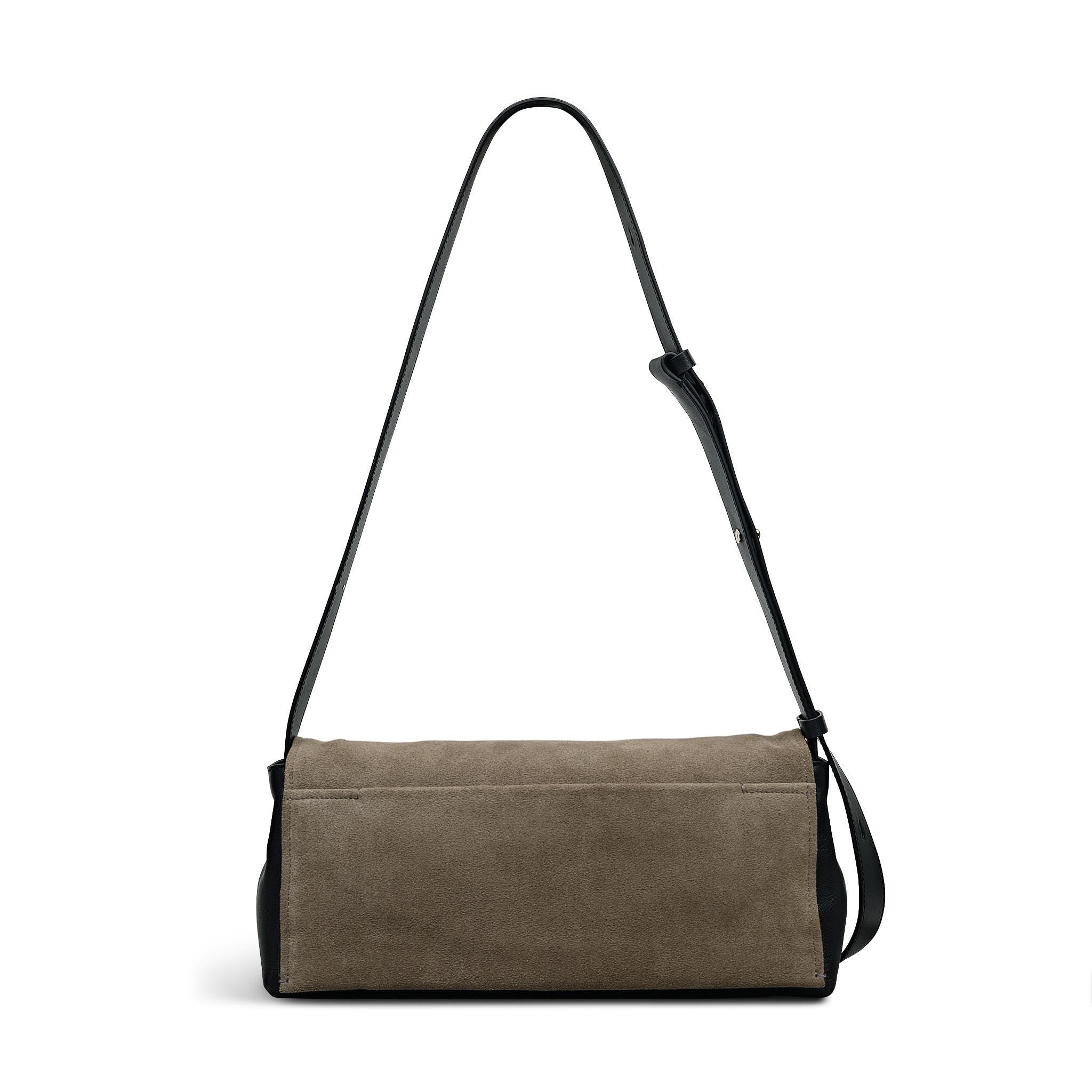 Radley The Annabel - Suede Medium Flapover Shoulder Bag, Alternate, color, Coffee