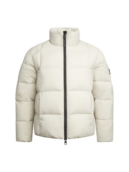 Jack1t Cloud Long Sleeve Puffer Racer Jacket In Neutral