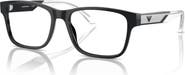 Emporio Armani 55mm Rectangle optical glasses