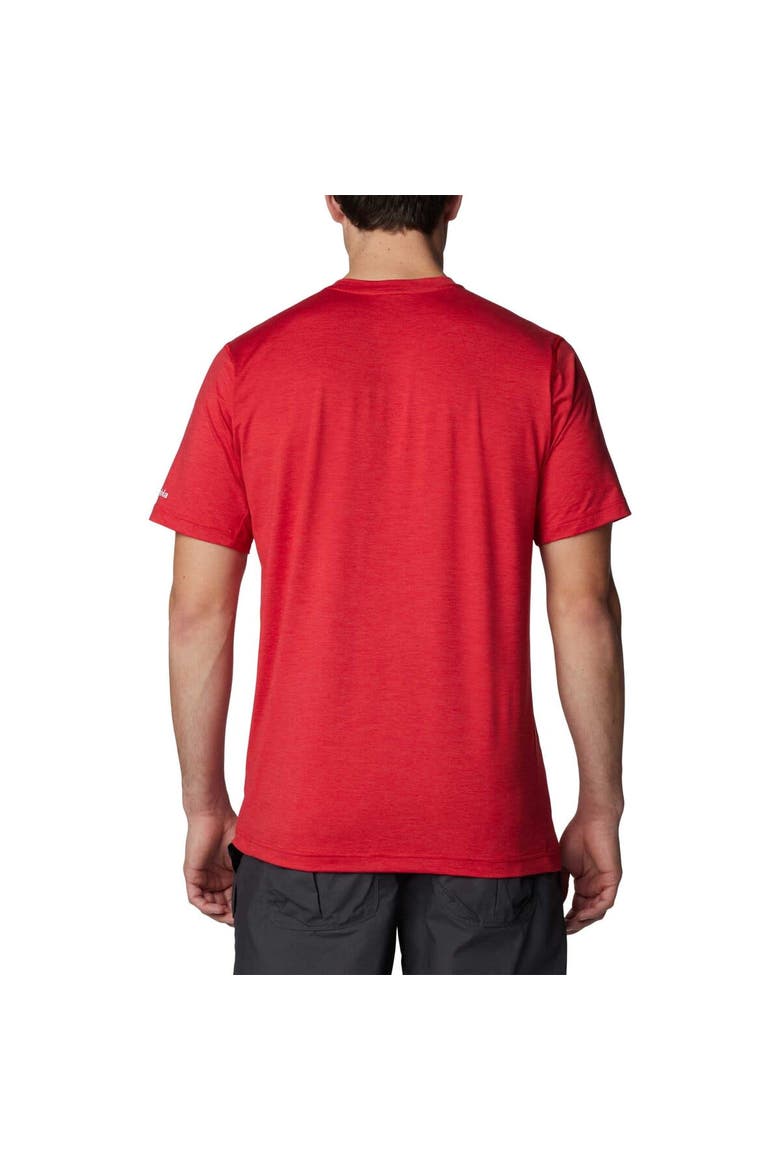 Men's Columbia Red Georgia Bulldogs Tech Trail Omni-Wick T-Shirt, Alternate, color, Red