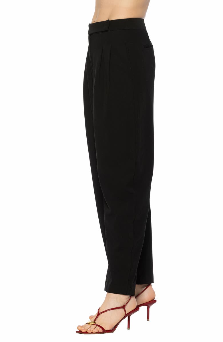 Alexia Admor Solene Barrel Leg Pants, Alternate, color, Black