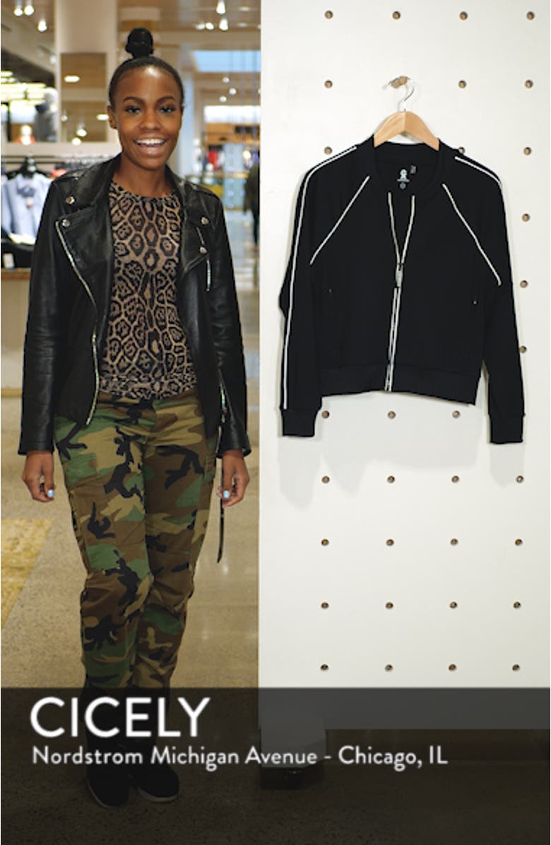 Piped Bomber Jacket, sales video thumbnail