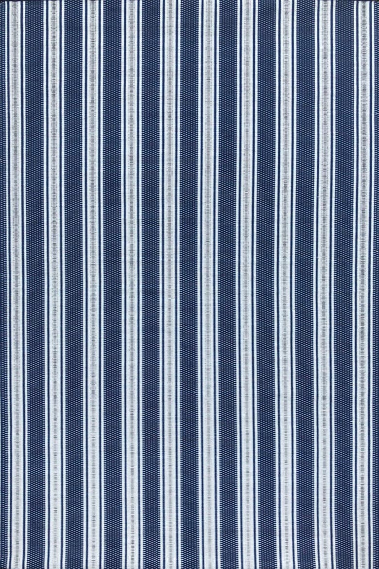 Vertical Stripe Rug, Main, color, Blue White - 6'x9'