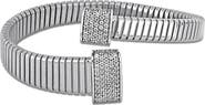 Julianna B. Cubic Zirconia Bypass Bangle Bracelet