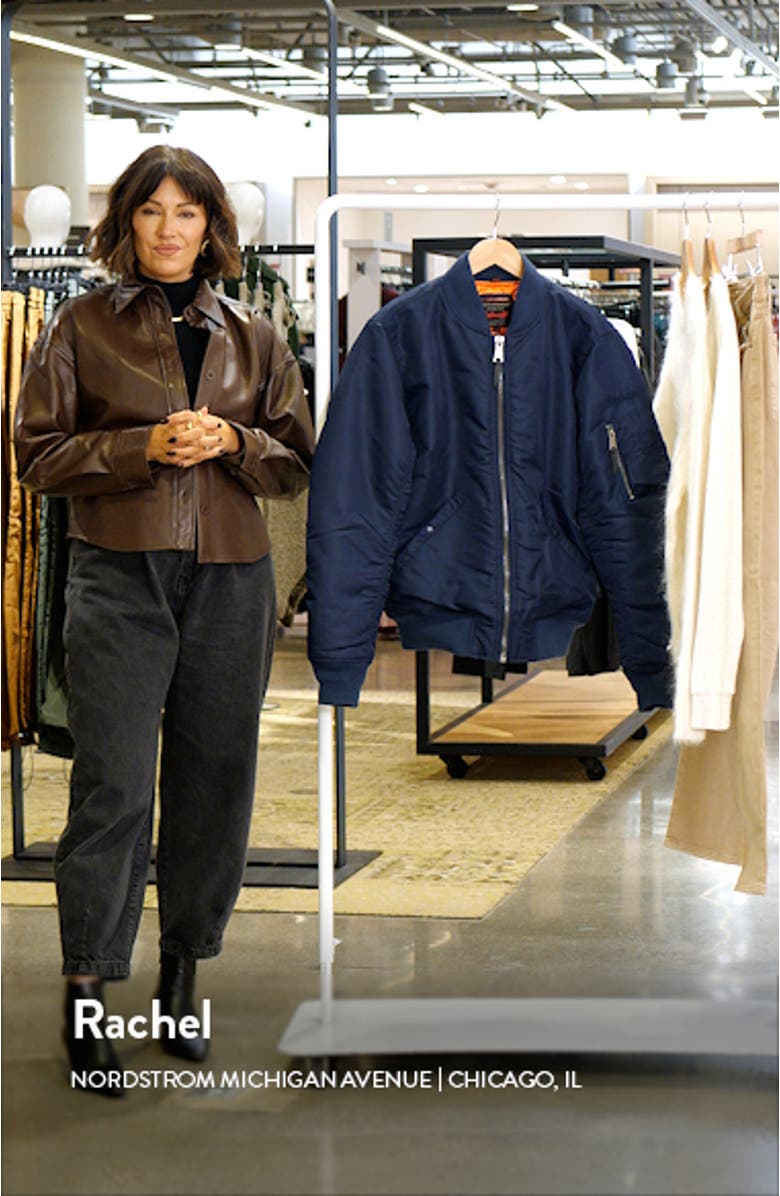 Water Resistant MA-1 Flight Jacket, sales video thumbnail