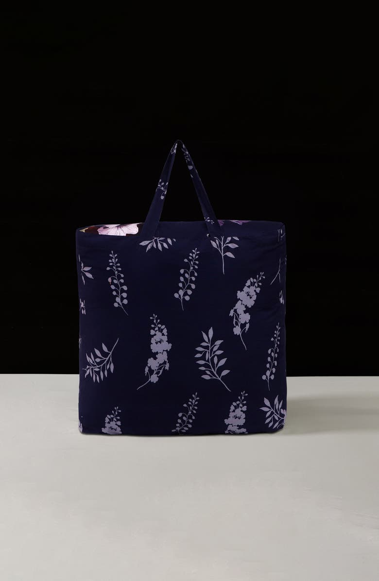 Bebejan Purple Garden 5-Piece Reversible Comforter Set, Alternate, color, Purple