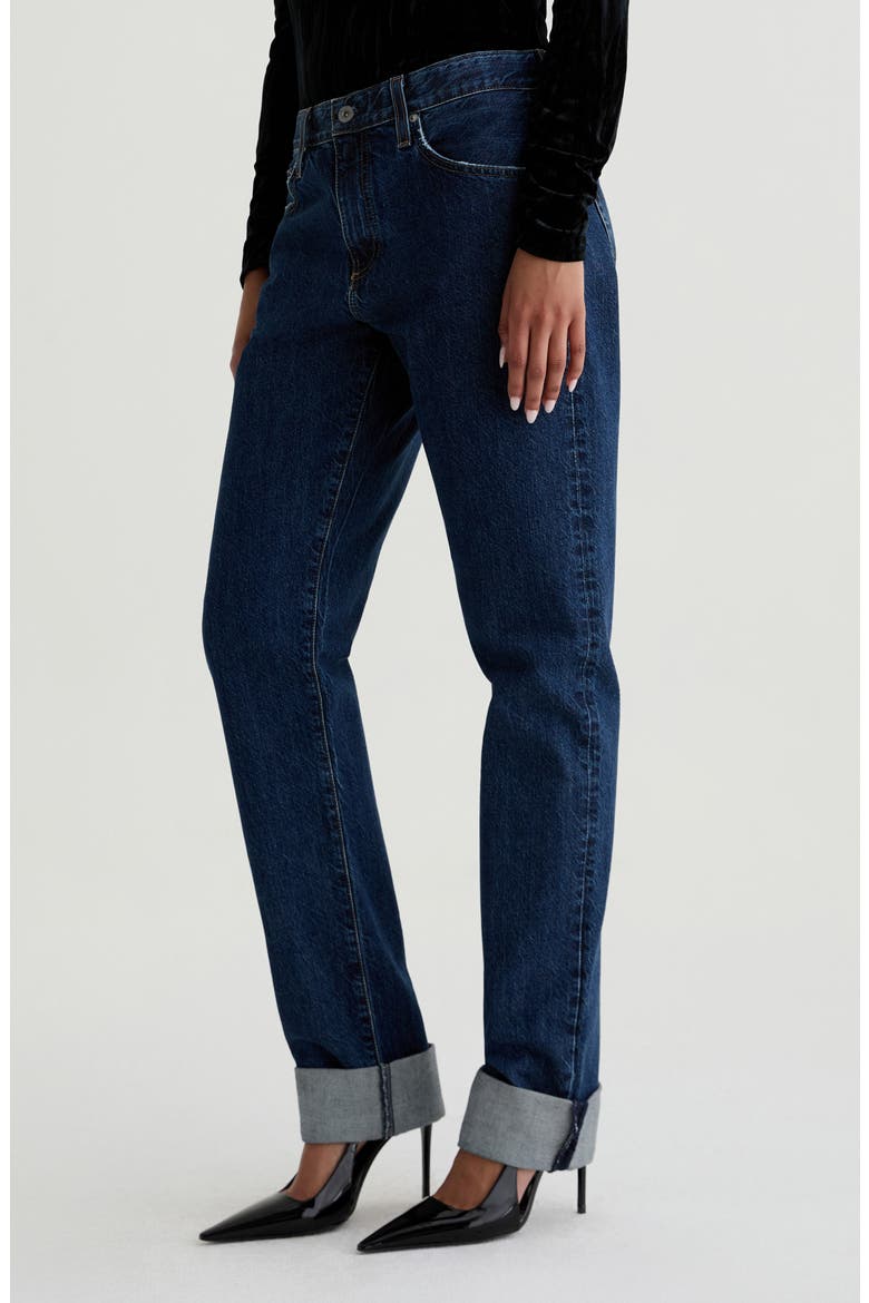 The Boyfriend Mid Rise Relaxed Straight Leg Jeans, Alternate, color, ESCAPISM