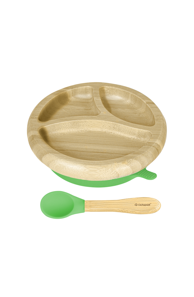 Abiie Octopod<sup>®</sup> Baby Suction Plate, Main, color, Green