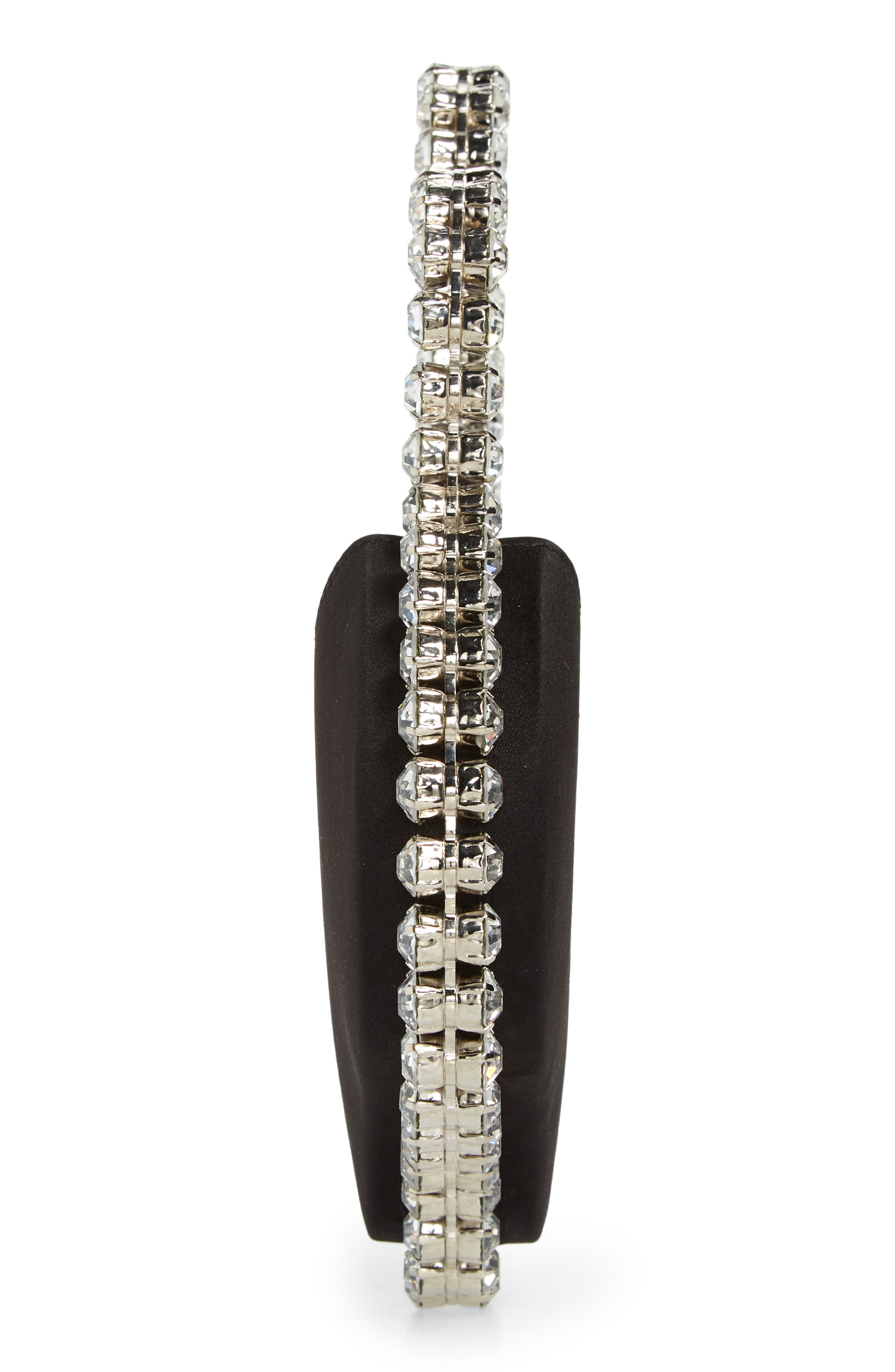 L’alingi Wavy Eternity Satin Clutch, Alternate, color, 