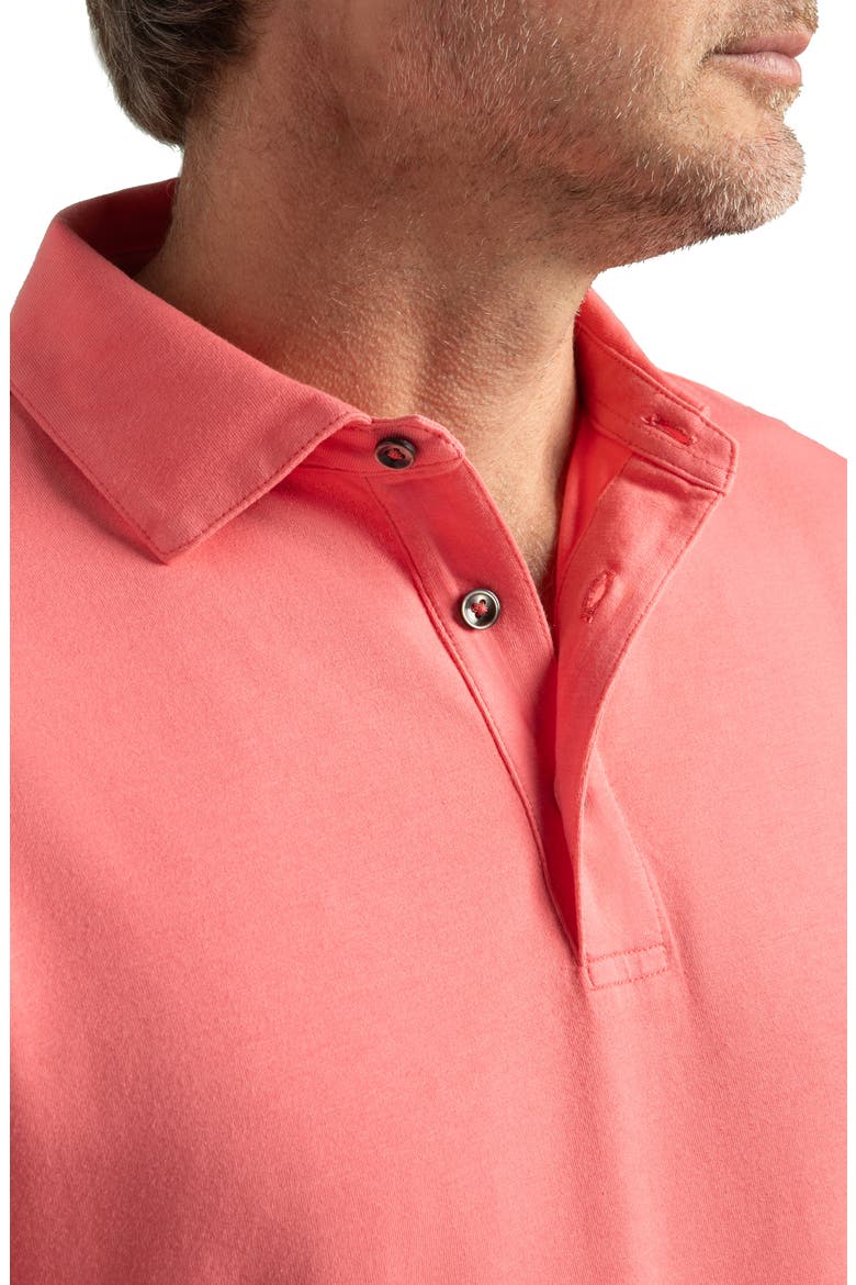 Pinehurst Classic Fit Cotton Blend Golf Polo, Alternate, color, CAYENNE