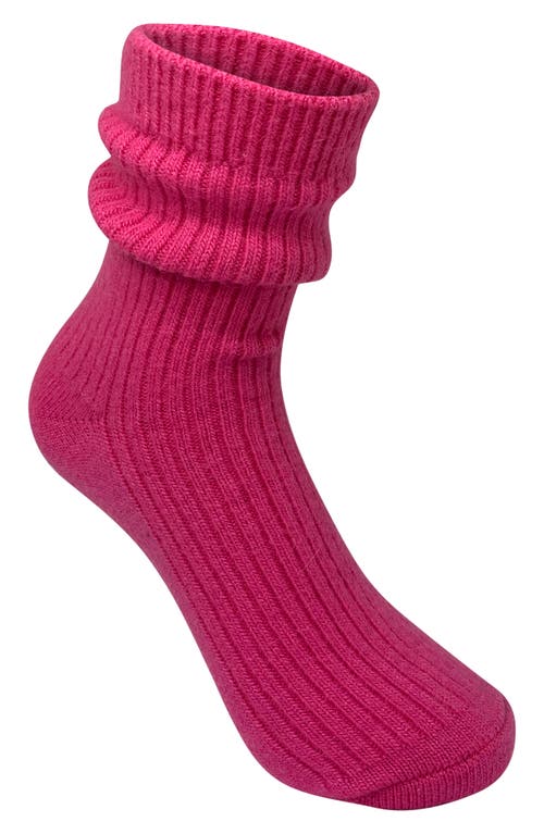 HIGH HEEL JUNGLE Cashmere Blend Cloud Socks in Pink