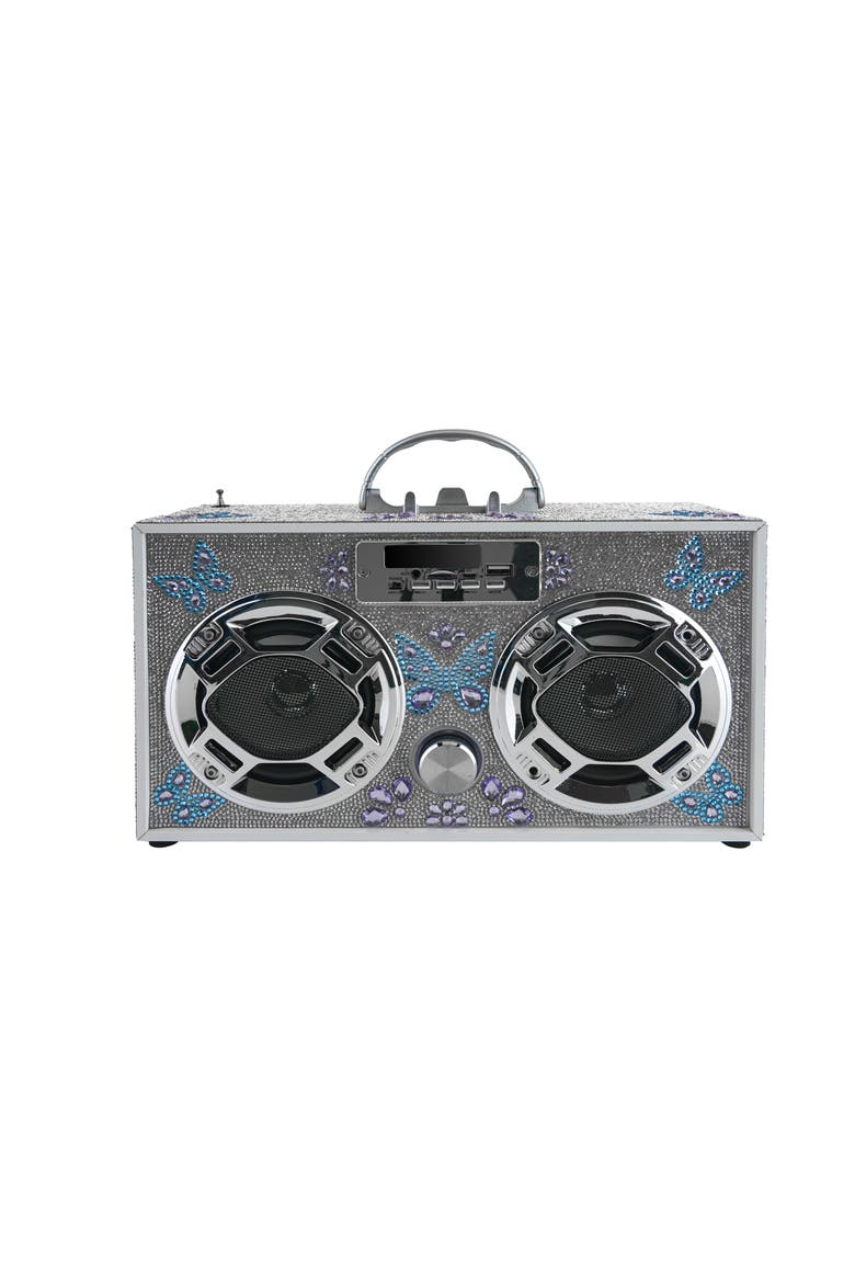 Boombox Bluetooth Speaker, Alternate, color, Butterfly