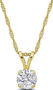 Julianna B. Certified Lab-Grown Diamond Solitaire Necklace 14k