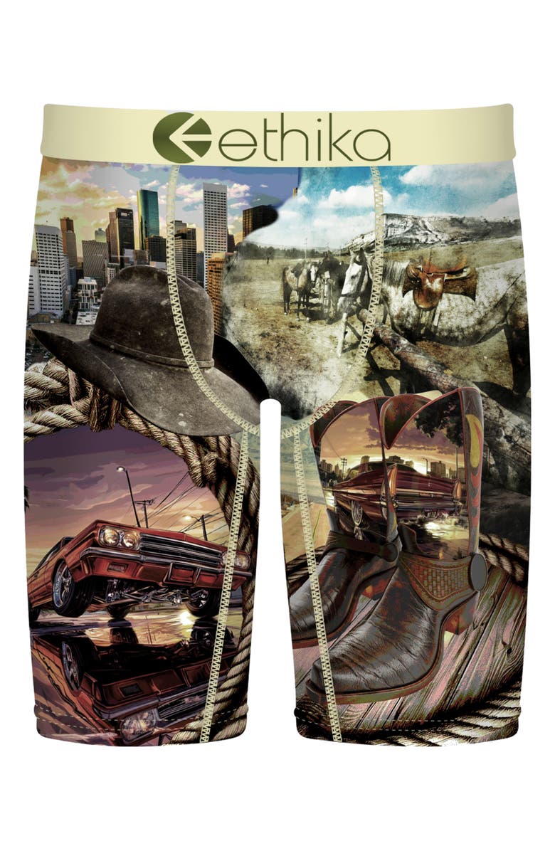 Ethika Kids' Hthan Boxer Briefs, Main, color, Hthan