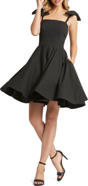 Mac Duggal Bow Fit & Flare Cocktail Dress