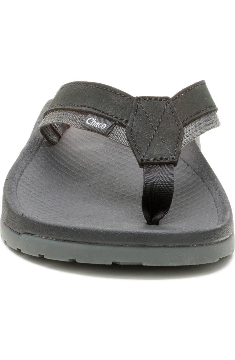 Chaco Lowdown Leather Flip Flop, Alternate, color,