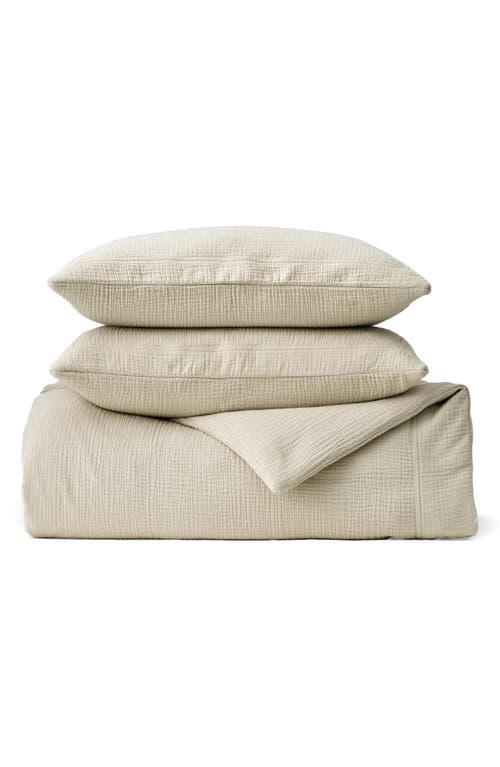 Boll & Branch Dream Organic Cotton Duvet Cover & Shams Set In Neutral
